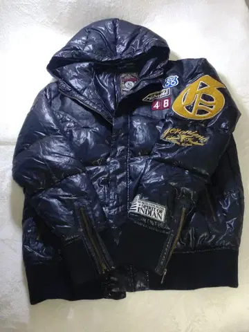 멋진 제로니모 후드 부착 다운 자켓