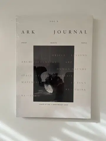 ARK JOURNAL Vol.X 새상품 잡지 도서 인테리어