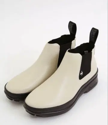 새상품급 르꼬끄 스포르티브 방수 사이드 고어 부츠 밀크 베이지