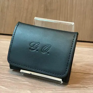 [ 컨디션 최상 ] ITAGAKI 미니 코인 케이스 블랙 소가죽