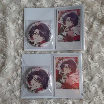 니지산지 와타라이 히바리 생일 굿즈 2024 캔뱃지 & 폴라로이드풍 카드