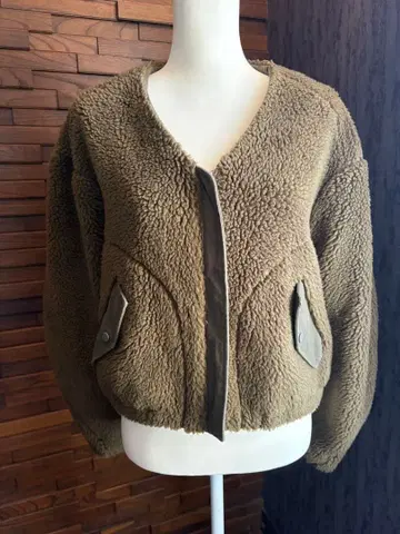 올리브 보아 자켓 보아 아우터