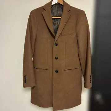 ABAHOUSE ecru 체스터 코트 브라운 사이즈 2