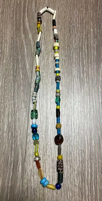 빈티지 비즈 목걸이