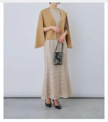 [야마다야] kaene 라메 크로셰 원피스