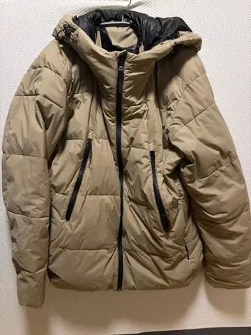 워크맨 워셔블 퓨전 다운 후디 XL 라이트 베이지