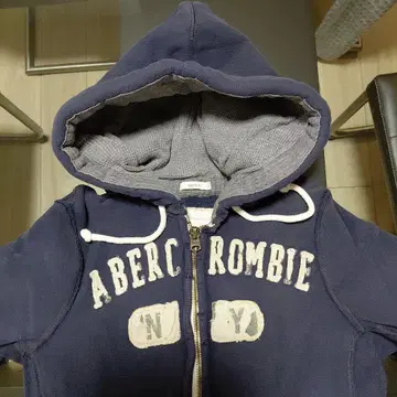 Abercrombie & Fitch 네이비 후드티 S