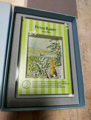 피터 래빗과 맥그레거 씨 아크릴 블록 아트 피터 래빗