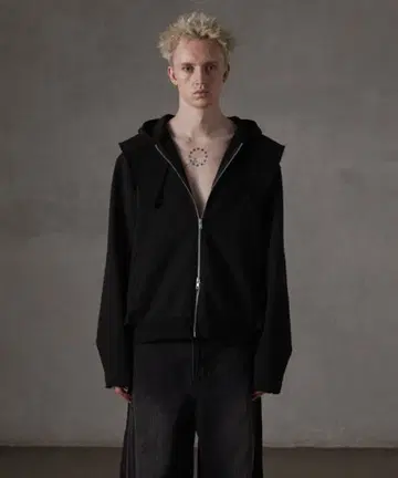 [ 완판템 ] GRANCY 헤비 웨이트 레이어 디자인 풀 지퍼 후디