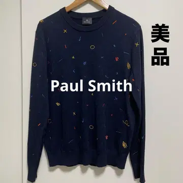 [ 새상품급 ] Paul Smith 남성용 네이비 크루넥 스웨터