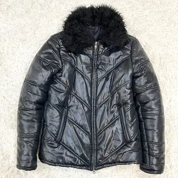 Y2K 00's 빈티지 JACK ROSE 옷깃 퍼 충전솜 다운 L