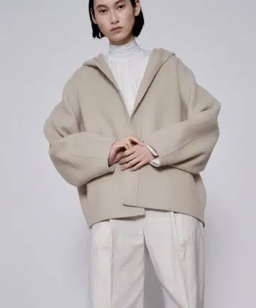 스터링 루어 숏 후디 오버코트