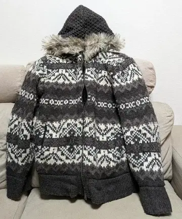 ZARA MAN 니트 점퍼/블루종