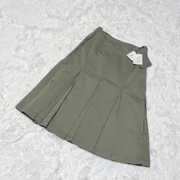 L'EQUIPE YOSHIE INABA 플리츠 스커트 (M) 카키