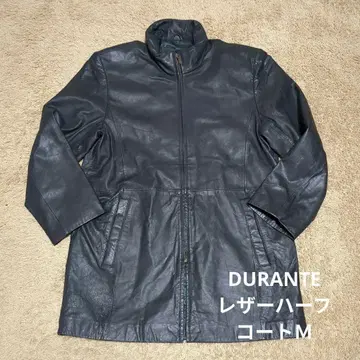 DURANTE 네이비 가죽 자켓 M (중고)