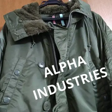 ALPHA INDUSTRIES 밀리터리 자켓 L