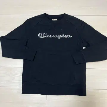 Champion 블랙 맨투맨 S 챔피온 트레이닝복