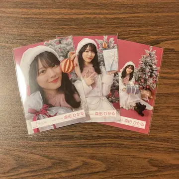 사쿠라자카46 브로마이드 2025년 산타 의상 모리타 히카루