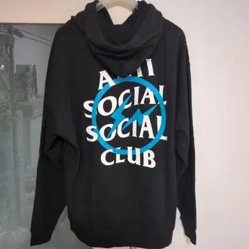 fragment assc 콜라보 후드티 블랙 XL