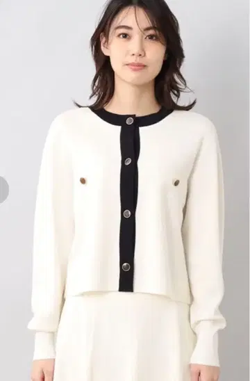 [깔끔하고 날씬해 보임/세탁 가능] 파인 울 블렌드 니트 가디건