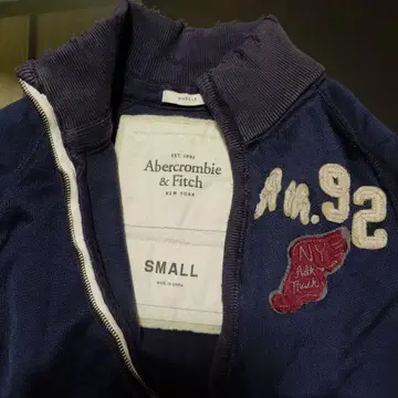 Abercrombie & Fitch 네이비 후드티 S