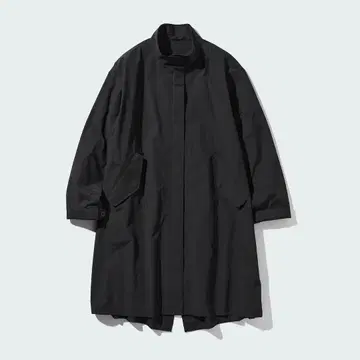 유니클로 블랙 모즈 코트 M