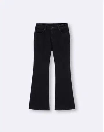 새상품급 Gu 플레어 팬츠 블랙 S