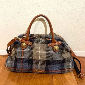 트레저 탑카피 해리스 트위드 콜라보 숄더백 2WAY