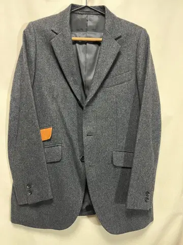 .efilevol 울 플란넬 블레이저 그레이