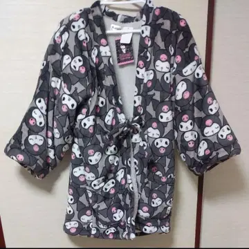 Kuromi 한텐 복슬복슬 쿠로미 총무늬 한텐 시마무라