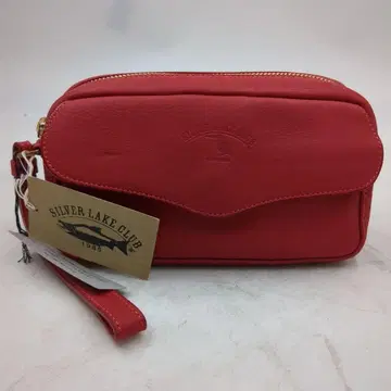 새상품 SILVERLAKECLUB 실버 레이크 클럽 클러치 파우치 빨간색