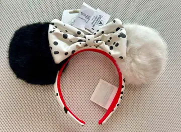 크루엘라 머리띠 상하이 디즈니 홍콩 할로윈 101마리 강아지