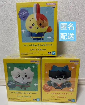 치이카와(먼작귀) 히로아카 콜라보 피규어 3체