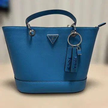 GUESS 토트백 파랑