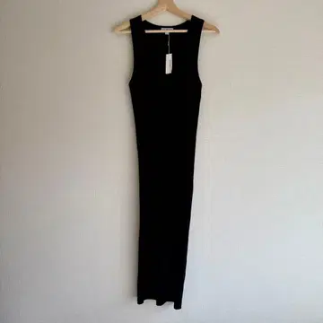 [ 택 포함 새상품 ] JAMES PERSE 슬리브리스 리브 원피스