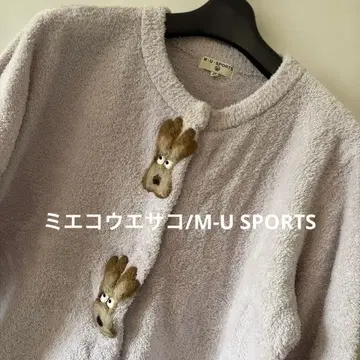 미에코 우에사코 M-U 스포츠 가디건 몰 소재