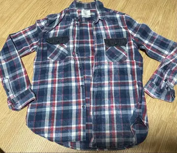 1975 체크 무늬 긴팔 셔츠 M 사이즈