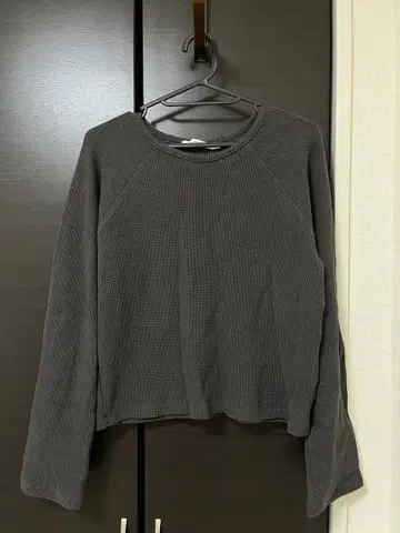 [ OHOTORO ] 소프트 와플 상의 soft waffle top