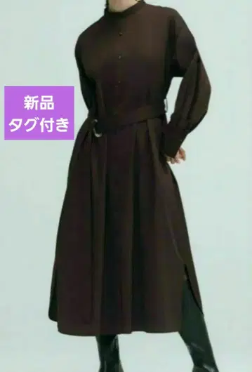 [ 택 포함 새상품 정가 12000엔 ] 긴팔 셔츠 원피스