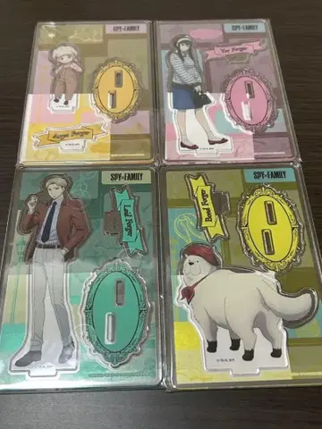 미개봉 새상품 SPY x FAMILY 프렌치 캐주얼 아크릴 스탠드 세트