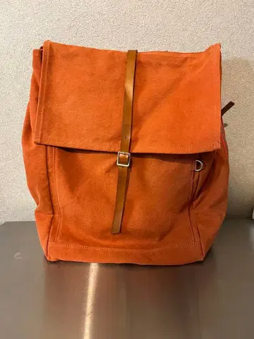 BAGWORKS 오렌지 캔버스 백팩