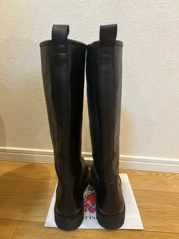 블랙 롱 부츠