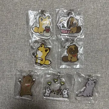 너구리와 여우 아크릴 키링