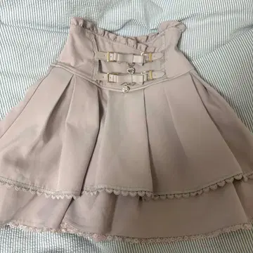 LIZLISA 2단 리본 벨트 치마바지