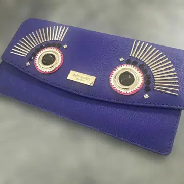 케이트 스페이드 보라색 멋진 디자인 장지갑
