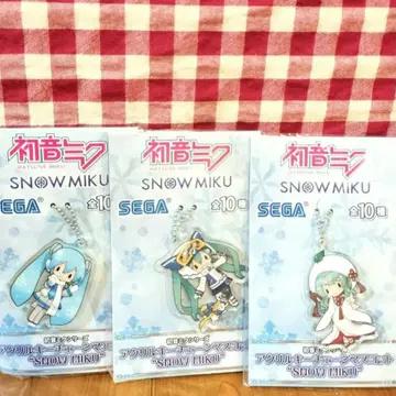 하츠네 미쿠 아크릴 키링 SNOW MIKU 키체인 마스코트