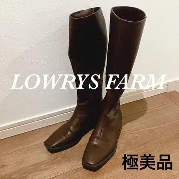 [새상품급] LOWRYS FARM 브라운 롱 부츠 M