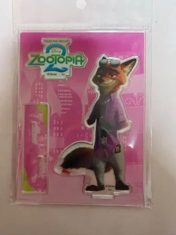 주토피아2 닉 아크릴 스탠드 모리카와 토시유키 극장 굿즈