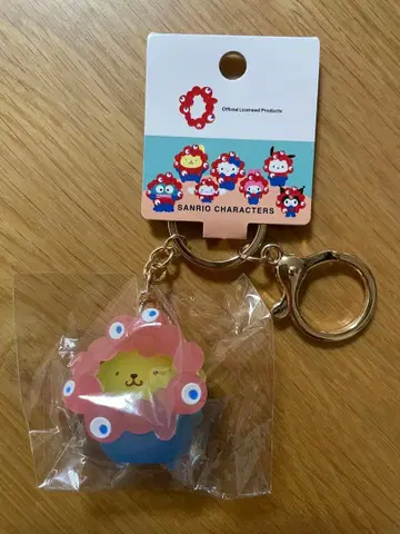 미야쿠미야쿠 변신 마스코트 폼폼푸딩 클리어 컬러 키링