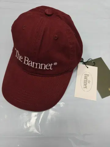 The Barnnet 버건디 야구 모자